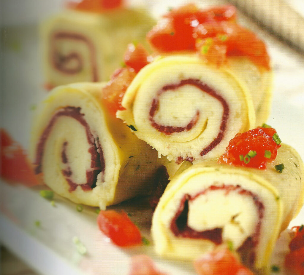 Cannelloni aromatici con patate e bresaola