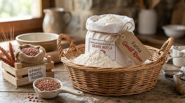Farina di grano antico Gentil Rosso macinata a pietra - La Padulla
