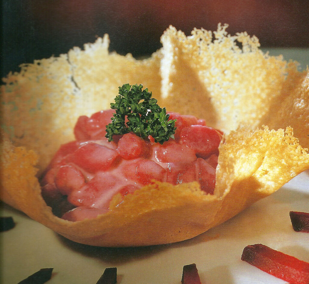 Gnocchetti di rape rosse alla crema di provolone