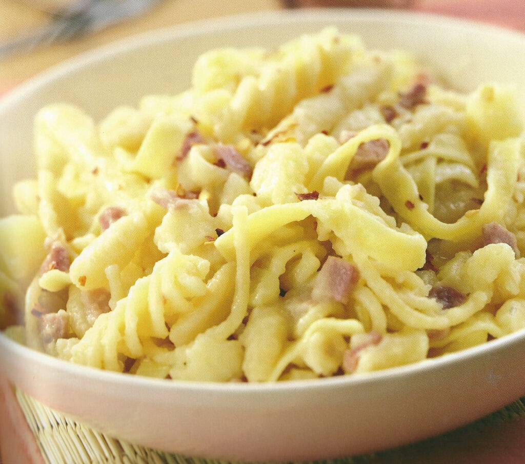 Pasta saporita con patate