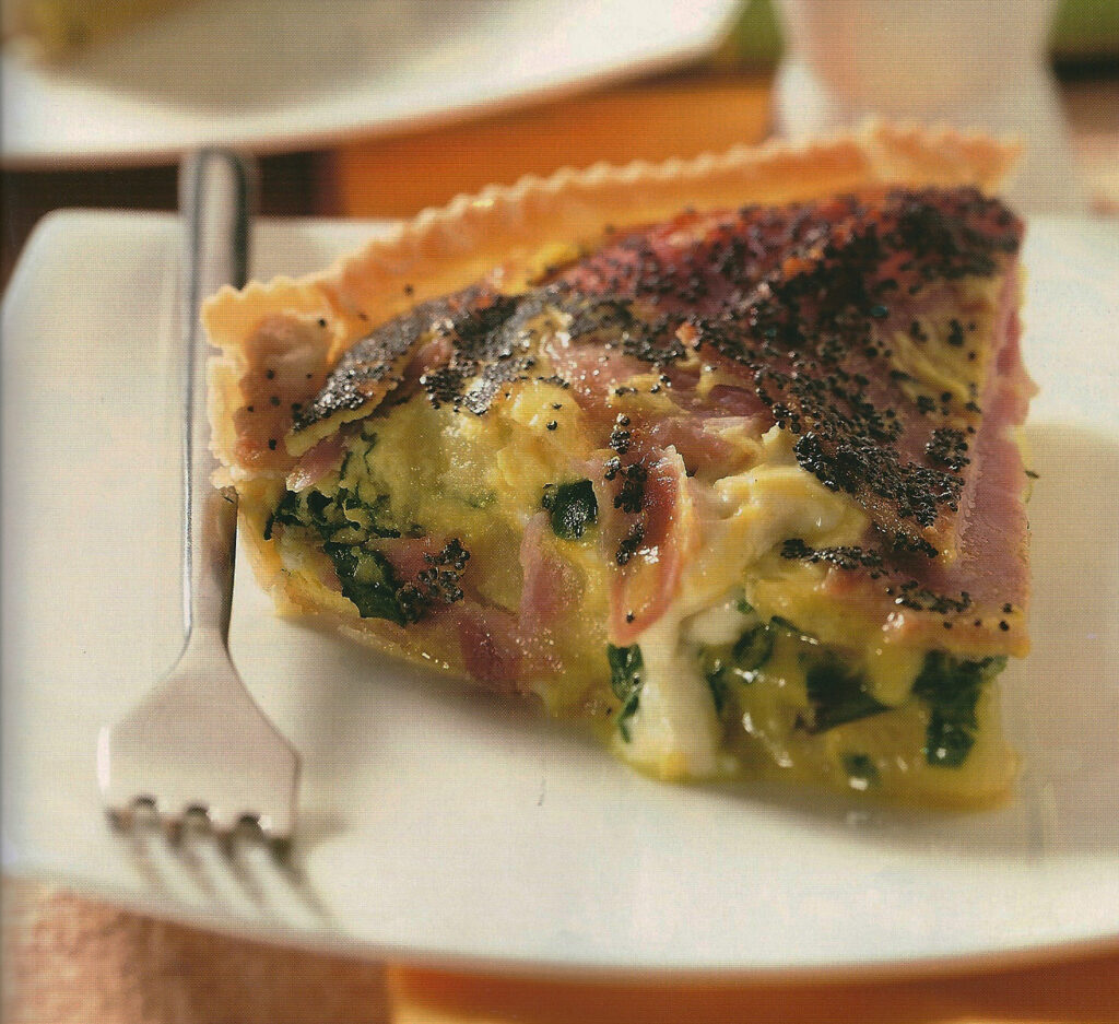 Quiche di asiago e p
